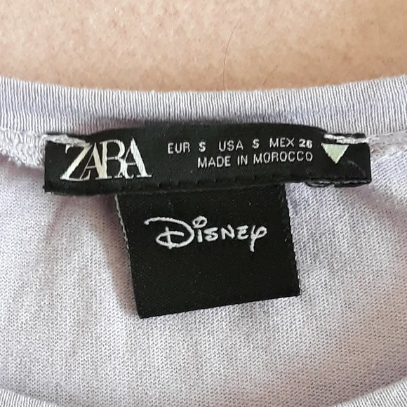 Zara x Disney Collab Girls T-Shirt with Bambi Graphic, Sz. S - Picture 4 of 7